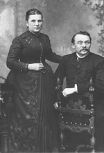 Carl Wolf (1838–1915) mit Ehefrau